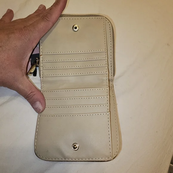 Kedzie Gold Zip Around Wallet - Picture 8 of 10